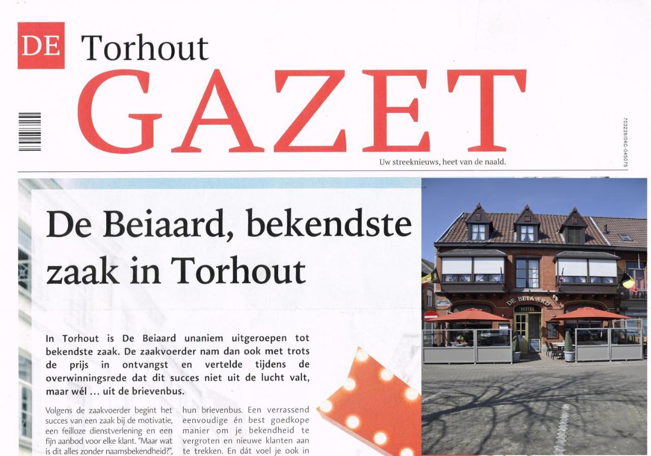 Hotel Brasserie De Beiaard Torhout Exterior foto